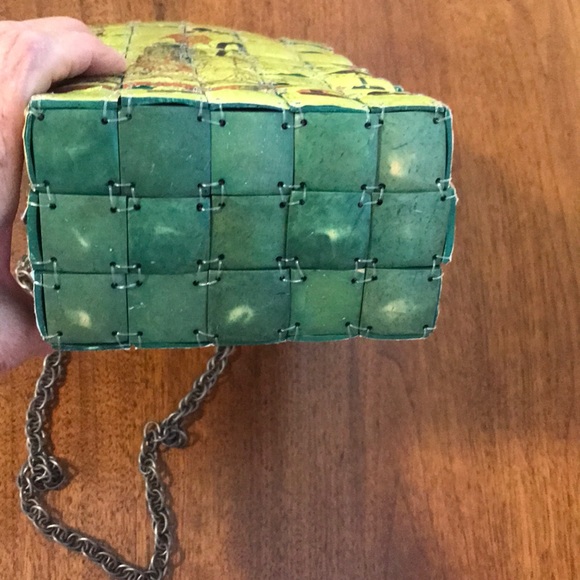 Uniquely Hand Painted Crossbody Bag - Picture 4 of 11